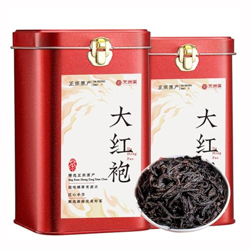 Un arôme riche de Hong Pao Thé des Roches (Grande Robe Rouge 125g * 2) -Thé Oolong Chinois Sélectionné