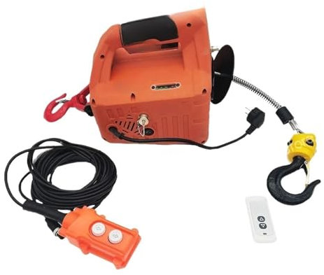 Palan électrique Portable de 500KG, treuil manuel électrique, bloc de traction, câble métallique en acier, levage, corde de remorquage, 220V/110V(220V)