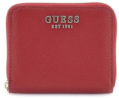 GUESS Geldbörse Gregoria SLG Small Zip Around Wallet Red rot