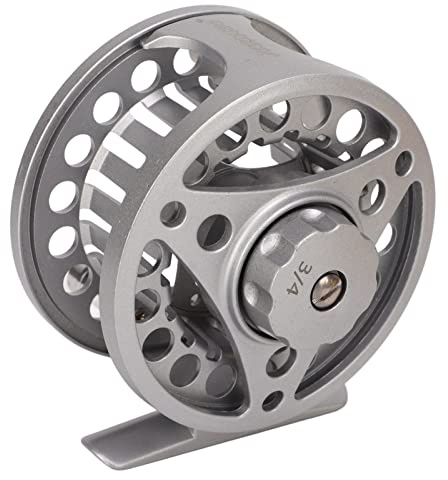 Robuste 3/4-Fliegenfischerrolle aus Aluminiumlegierung mit hohlem Design