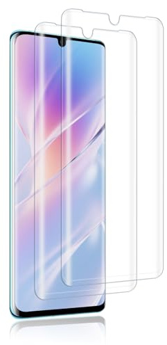 2 Stück für Panzerglas für Huawei P30 Pro Schutzfolie, 9H Härte Dauerhaft Bruchsicher Ultrabeständig Schutzglas Folie, Hohe Empfindlichkeit, HD Blasenfreie Anti-Fingerabdruck Displayschutzfolie