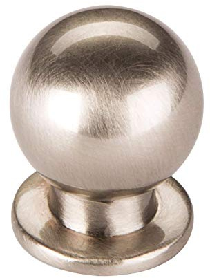 SOTECH Möbelgriff Möbelknopf K-01 Möbelknauf Edelstahloptik Ø 18 mm
