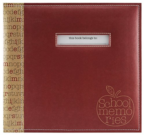 MCS MBI 13.5x12.5 School Memories Scrapbook Album with 12x12 Inch Pages with Signature Opening (850010)