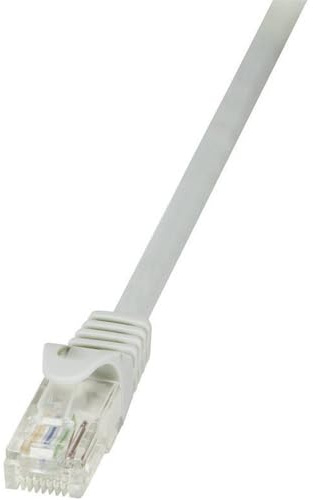 LogiLink CP2082U CAT6 U/UTP EconLine Ethernet Cable, Extra Long Patch Cable, 7.5 Meter Length, Grey