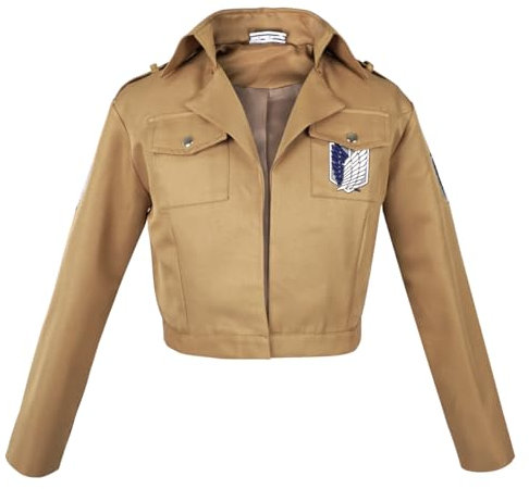 CoolChange Uniform Jacke des Aufklärungstrupp für Attack on Titan Fans | Größe: M