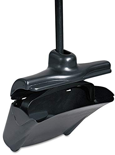 Lobby Pro Upright Kehrschaufel, w/Cover, 12 1/5,1 cm W, Kunststoff Pfanne/Metall Griff, schwarz