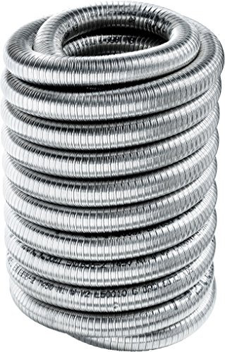 Articolo fumisteria, canna fumaria: Flex doppia parete, tubo flessibile doppia parete Diametro 120 mm, 1 metro