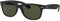 Ray-Ban New Wayfarer Sonnenbrille für Damen, schwarz (Black Rubber), One size