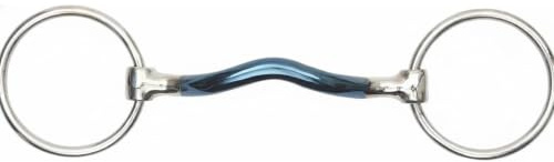 Shires Blue Alloy Loose Ring with Mullen Mouth (4.5)