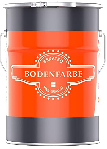 BEKATEQ Betonfarbe Silbergrau 20 l Bodenbeschichtung & Fußbodenfarbe für außen & innen I Bodenfarbe, Betonversiegelung & abriebfester Bodenbelag für Werkstattboden, Keller, Garage & Industrie BE-700