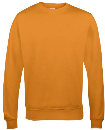 AWDis Men's Sweat Sweatshirt, Orange (Orange Crush), Large