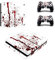 Morbuy PS4 Slim Skin Vinyl Autocollant Decal Sticker pour Playstation 4 Slim Console + 2 Dualshock Manette Set (Blood Drops)