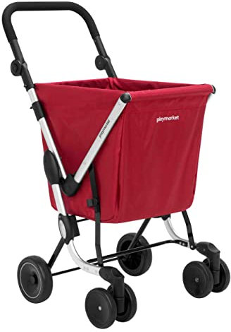 Playmarket We Go Basic, Carro De La Compra Hogar, Rojo (charme), 97 Cm