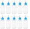 Pxyelec 50 ML Dropper Bottles PE Empty Liquid Bottles, Precision Needle Tip Glue Bottle (Pack of 10)
