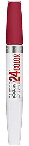 Maybelline New York Lippenstift, Super Stay 24H Optic Brights, Flüssig und langanhaltend, Nr. 870 Optic Ruby, 5g
