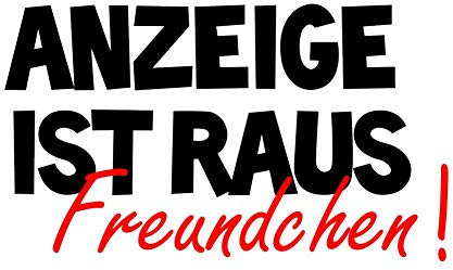 Coole-Fun-T-Shirts Anzeige ist Raus Freundchen - Autoaufkleber Wohnwagen Aufkleber (schwarz, 15x9cm)