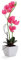 Bornbridge Künstliche Orchidee – Gefälschte Orchidee mit sich echt anfühlenden Blumen – künstliche Orchidee mit langem Stiel – Topforchidee / Kunststoff-Orchidee – (mittelgroß, Hot Pink Orchidee)