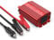 BESTEK 300W Power Inverter 12V to 240V 230V Pure Sine Wave Inveter with 4.2A Dual Smart USB Ports Car Adapter for Cars, Vessels and Power Failure Emergencies (300W-Red)