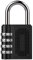 Combination Padlock, BeskooHome Waterproof Padlock with Code, 4 Digit Locker Padlocks for School, Gym Lockers, Outdoor Combination Lock for Shed, Fence, Backyard, Hasp Locker (1 Pack Black)