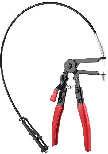 Flexible Wire Hose Clamp Plier, Flexible Wire Long Reach Hose Clamp Plier Car Fuel Oil Water Hose Pipe Repairing Tool