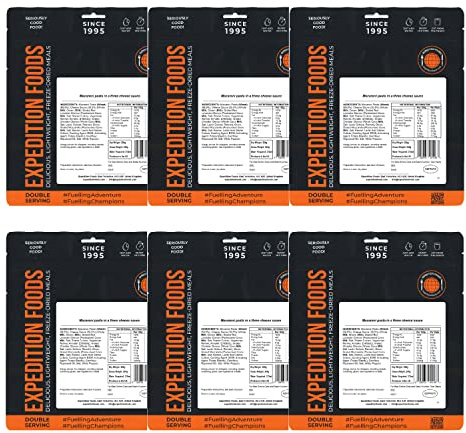 EXPEDITION FOODS Beef and Potato Hotpot (Double Serving / 1000KCAL / 6-Meal Pack) | Freeze-Dried Camping & Hiking Food