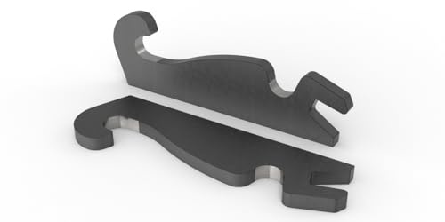 Joma-Tech Adapter CW10 Hammeraufnahme/gedreht 1 Paar kompatibel mit Verachtert Schnellwechselsystem