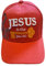 Black Duck Brand 3D Jesus is The Key Embroidered Jesus Christian Ball Cap, Red, One size