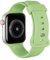 AOTUAO Sport Straps Compatible with Apple Watch Strap 41mm 40mm 38mm, Soft Silicone Sport Band Replacement for iWatch Strap Series 9 8 7 6 5 4 3 2 1 SE Women Men, Matcha Green