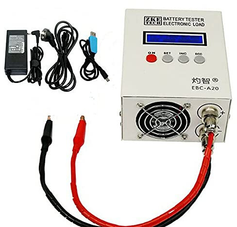EBC-A20 Batterietestgerät Lithium/Blei-Säure Batterie Kapazität Tester LCD 5A Laden 20A Entladen