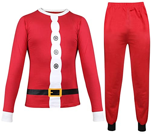A2Z 4 Kids Kids Girls Boys Christmas Elf Pyjamas Designer's Contrast Sleeves Festive Xmas Outfit PJ's Set New Age 2 3 4 5 6 7 8 9 10 11 12 13 Years