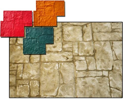 Molde de hormigón impreso combinables imitacion - Moldes Hormigon Impreso Vertical (MOLDE A)