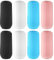 SUSNUAN 8 PCS Elastic Sleeves - Silicone Leak Proof Travel Covers, Reusable Bottle Covers for Toiletries, Travel Size Toiletry Containers
