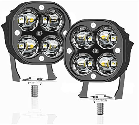MGRAS 3 Auto Lauf Lampen 40W Motorrad Arbeitslicht LED Bar Nebelscheinwerfer Scheinwerfer Drl. Auto Kompatibel für NIVA Kompatibel for Lada 4x4 Off Road Atv. P