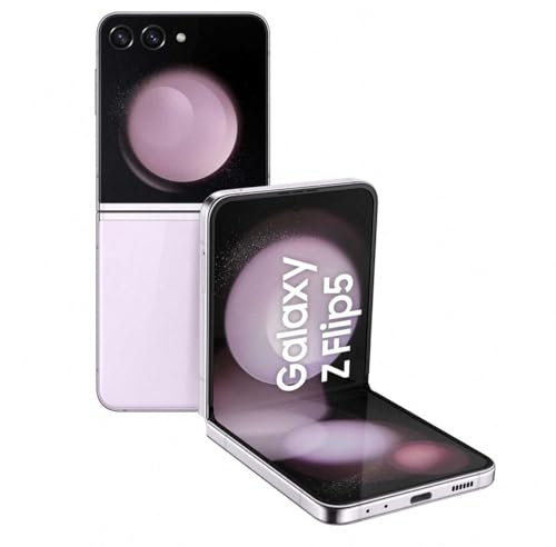 Samsung Galaxy Z Flip5, AI Android Smartphone, Unlocked Android Smartphone, 512GB Storage, Lavender, 3 Year Manufacturer Extended Warranty (UK Version)