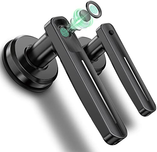 GeekTale Fingerprint Door Lock, Smart Door Lock with Handle, Biometric Door Lock Door Levers for Bedroom