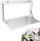 HWHongRV Faltbare Wohnmobil-Picknicktische, Campervan, Wandmontage, 59,4 x 35,6 cm, Premium-Aluminiumlegierung, klappbarer Wandtisch, abschließbarer Wandtisch-Set für Wohnmobile und Wohnmobile