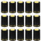 PATIKIL PVC Heat Shrink Cap for Wine Bottle, 100 Pcs 33x50mm Wine Shrink Wrap Seals Sleeves Caps Shrink Top Cover Flower Pattern for Wine Cellars Home Kitchen Use, Black