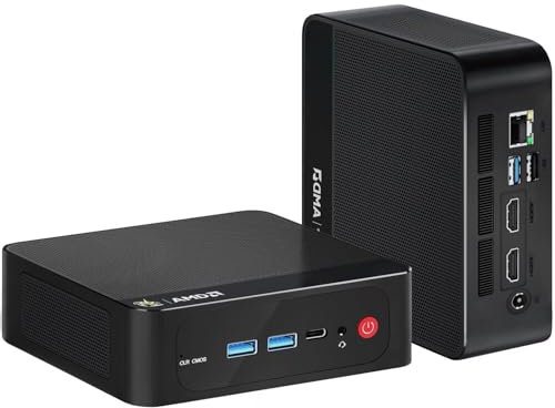 Beelink SER5 MAX Mini PC, AMD Ryzen 7 6800U(up to 4.7GHz 8C/16T), 32GB LPDDR5 RAM 1TB M.2 PCIe4.0 SSD Mini Desktop PC, 4K@60Hz Triple Display, WiFi6/BT5.2/1000M LAN
