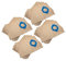 vhbw 20x Sacs compatible avec Nilfisk GS 90 C, GS 90 P, GST, GSC, HDS1005, GSF 80 aspirateur - papier, 31,3cm x 23,3cm marron