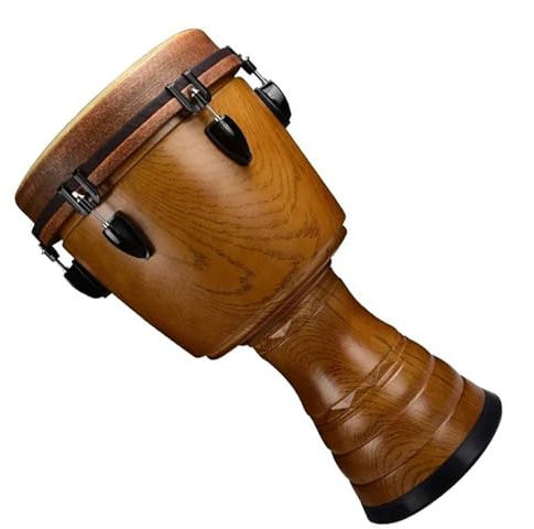 Djembe Trommel 12-Zoll-Djembe-Trommel Aldult, Große Afrikanische Trommel, Verstellbarer Ton, Handtrommel Mit Trommeltasche