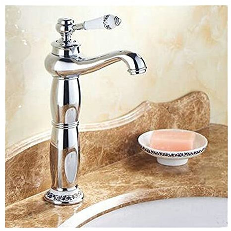 Mischbatterien Compatible with Badezimmer, moderne antike Messingarmaturen, Waschbecken-Waschtischarmatur, Mischwasserhahn, Heimwerker-Waschtischarmaturen,schnelle Befestigung