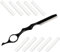 Haar Styling Rasiermesser, Premium Styling Razor Thinning Shaper Friseur Styling Messer Effiliermesser Haar Texturierung Schneidrasier Kamm für den Salon und Heimgebrauch, mit 10 Klingen