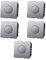 5x Interruttore touch, Modulo Grigio, Compatibile Con BTicino Living, frutti, interruttori, pulsanti, deviatori, dimmer, sensori, PIR, buzzer, Per Placche originali e compatibili
