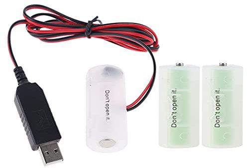 YFAFA LR14 C Battery USB Power Supply Cable 1.5V C Battery for Radio Electric Toy Clock LED Light Calculator