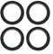Zeroupshop E61 Silicone Brewing Head Gasket For Gaggia Coffee Maker 73 X 58 x 8.5 mm O-Ring Seal Replacement Black Wide Temperature Range(4pcs)