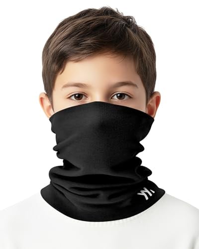YANIKY Kinder Schlauchschal Halstuch, Winddichte Kreisschlaufen Multifunktionstuch, Leichter Atmungsaktiver Neck Warmer Für Skifahren Und Outdoor Winter Aktivitäten Mädchen und Jungen