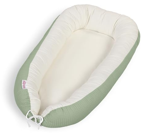 babybay Kuschelnest Waffelpiqué, jadegrün