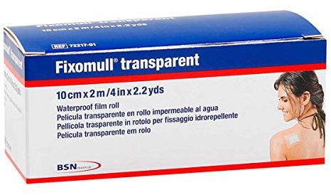 BSN Medical Fixomull Klebeband, transparent, 2 m x 10 cm