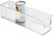 iDesign Fridge/Freeze Binz Organizador para nevera, organizador de frigorífico de plástico, cajas de almacenaje apilables, transparente