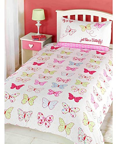 Rapport Home Fly Up High Duvet Cover Set Single, Pink